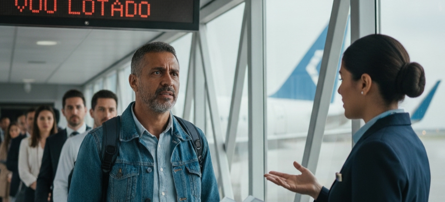 Homem preocupado analisando o celular em casa